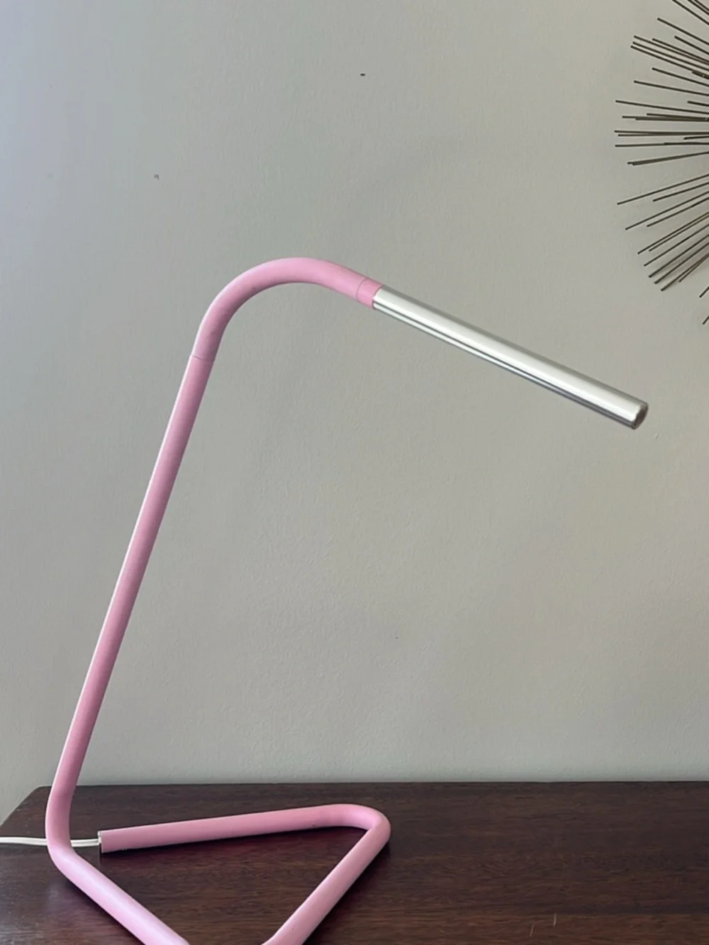 IKEA Harte LED Work Lamp Minamalist Office Home Pink Adjustable USB